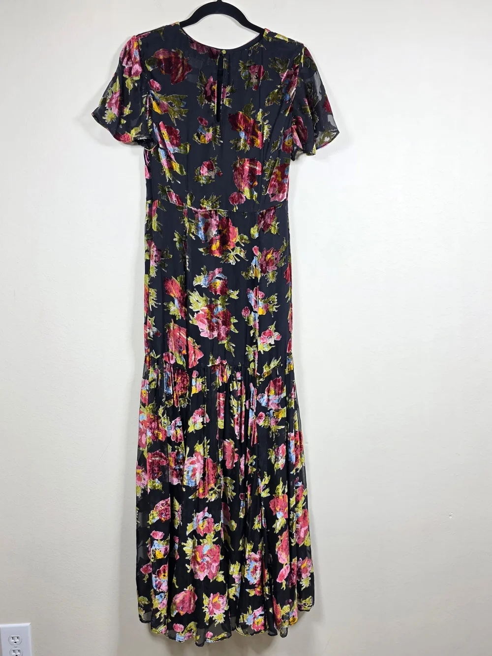 RIXO VELVET FLORAL GOWN SIZE 2 MSRP $675 - Picture 5 of 13